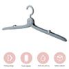 Clothes Hanger Durable Foldable Travel Hanger Space-Saving Windproof Non-Slip Drying Rack for Home Hotel