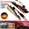 2 шт. Динамический светодиодный мигающий указатель поворота, боковой габаритный фонарь для Renault MK4 Vel Satis Wind Avantime Megane 2 Scenic 2 Espace 4