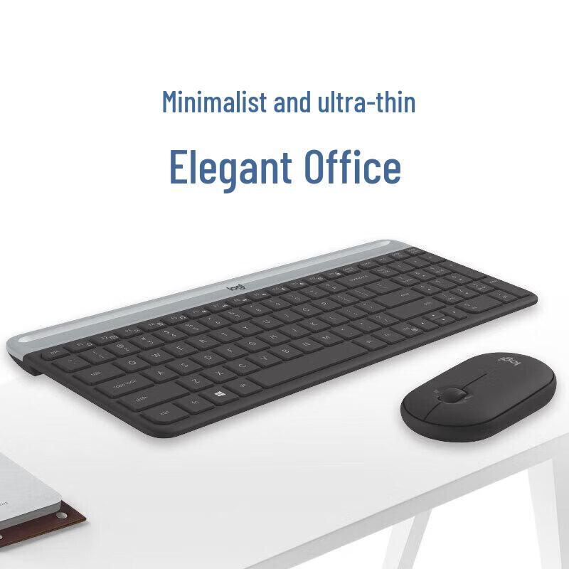 Беспроводной комплект Logitech MK470 Slim (тонкая клавиатура и мышь)