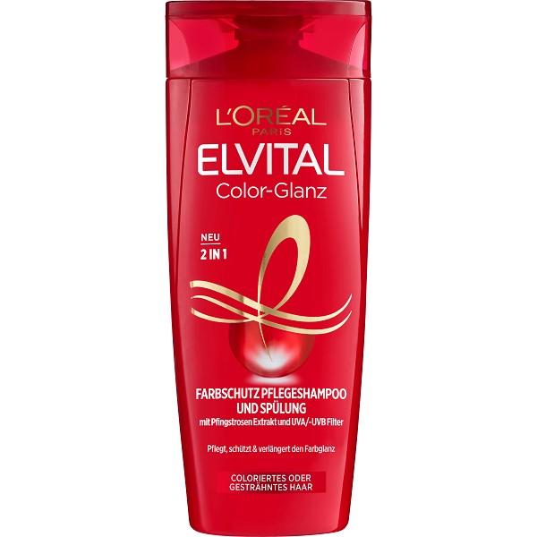 L'Oreal Elvital 2in1 Шампунь и кондиционер для блеска цвета 250 мл