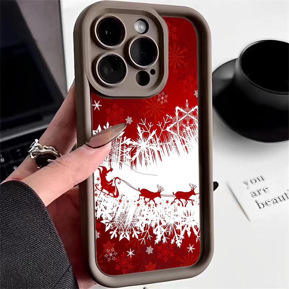 Мягкий чехол Sky Eye Ladder для Xiaomi 14T Redmi 12c 13c 14c Note 11 12 13 Pro 11s 12s Все модели Xiaomi Redmi Чехлы для телефонов NY37 Новый год Счастливого Рождества