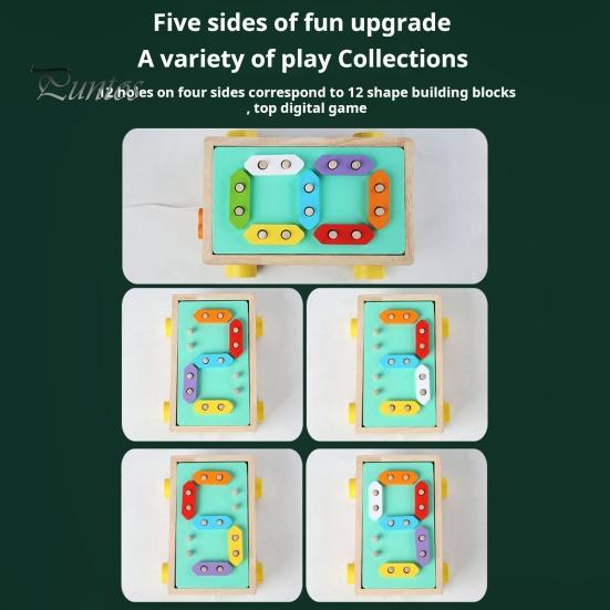 Монтессори деревянная ферма головоломка игрушка для детей 1 2 3 лет красочная морковка урожай игра с червяками рыб магнитная ловля занятие образовательное обучение