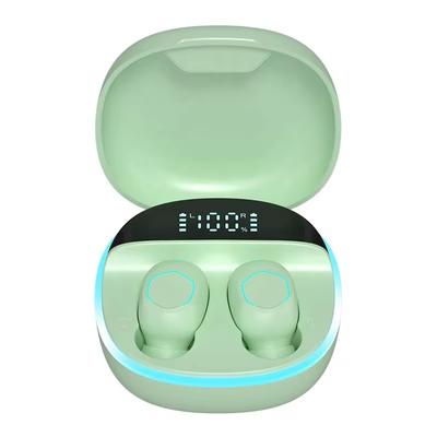 Беспроводные наушники TWS Bluetooth5.2 с цифровым дисплеем, шумоподавляющая гарнитура Macaron, цветные водонепроницаемые наушники
