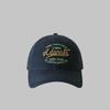 New baseball cap three-dimensional embroidery fashionable soft top cap men's and women's pure cotton shows small face