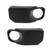 Pair Front Bumper Fog Light Lamp Cover For Jeep Wrangler 13-17 LH+RH