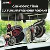 Car Air Freshener Sex Girl Hanging Rearview Mirror Perfume Flavoring Turbo Brake Disc Shock Absorber Solid Paper JDM