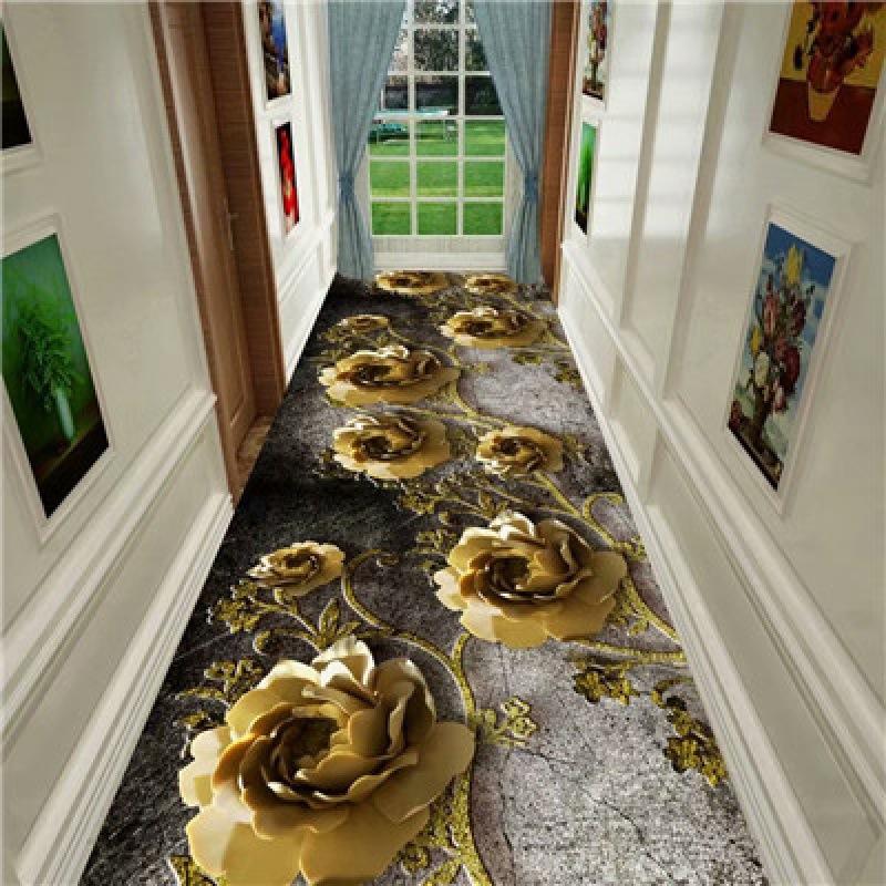 3D Pattern Sunflower Print Carpet, Living Room Bedroom Home Decoration Carpet Bathroom Balcony Non-slip Doormat Birthday Present