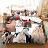Комплект постельного белья Anime 19 Days Single Twin Full Queen King Size Bed Set Adult Kids Bedroom Duvet Cover Sets 3D Anime Bed Sheet Set
