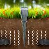 New Solar Powered Waterproof Screw Mole Repellent For Lawns Gopher Screw Repeller Outdoor Groundhog Deterrent Vibration Stakes