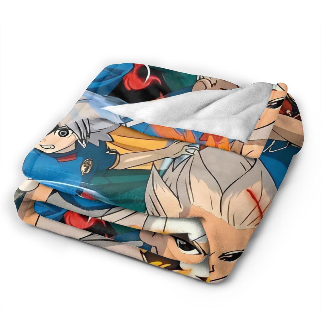 Inazuma Eleven Axel Blaz gouenji Super Soft Blanket Plush Throw Blanket Pattern Couch Chair Flannel Bedspread Sofa Bed Cover
