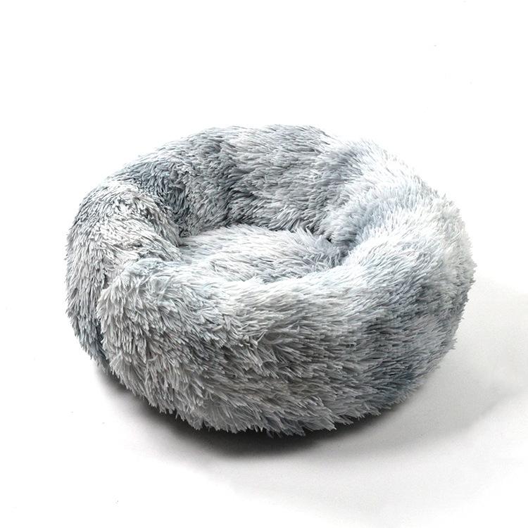 32 цвета, круглая кровать для собак, удобная плюшевая конура для глубокого сна, кошачий туалет, спальная кровать, домик для домашних животных, диван-кровати