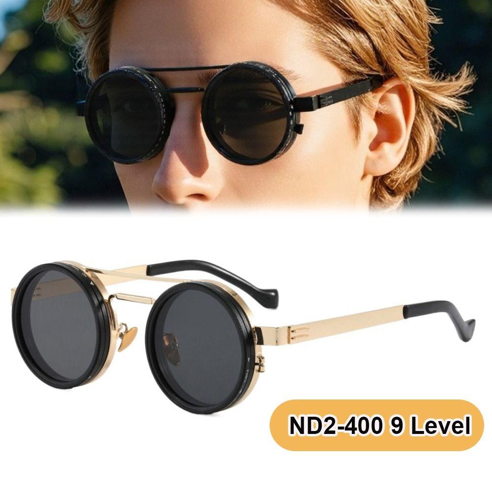 Очки с регулируемым затемнением ND2-400, 9 уровней, модные поляризационные солнцезащитные очки для вождения