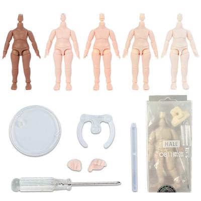 11 см BJD тело для головы Obitsu11 Шаровое шарнирное кукольная игрушка Запасная рука Отвертка YMY GSC 1/12BJD ob11 dКукла Развлекательная Игра Безопасный Подходит для Детей