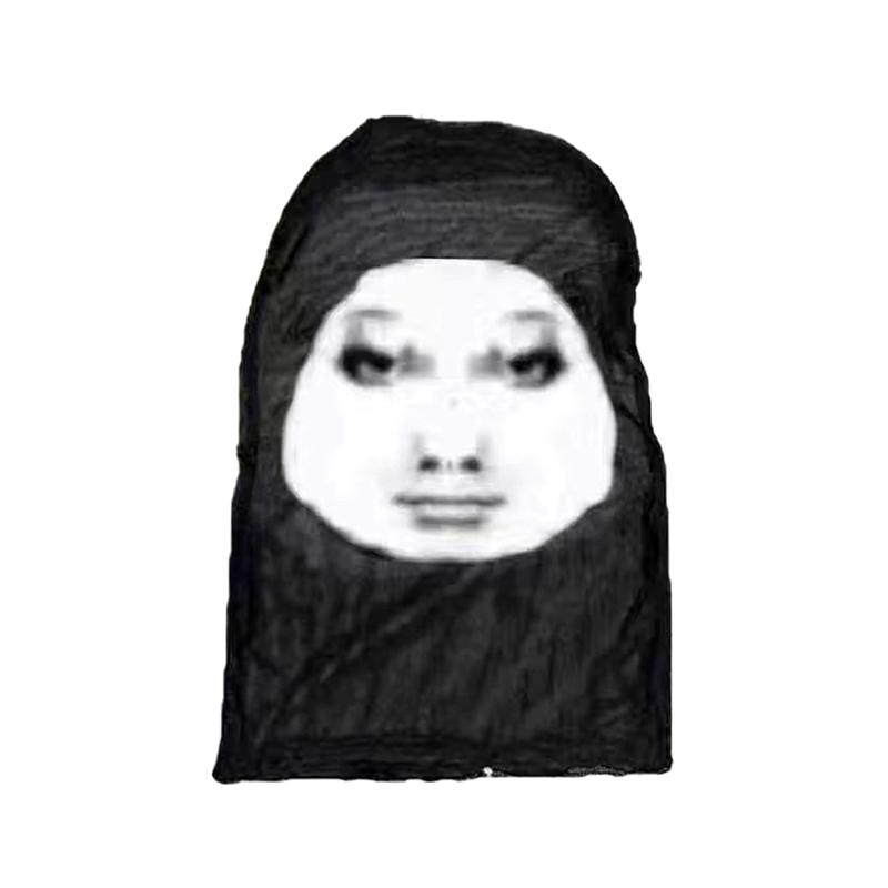Смешные смайлики напечатанная маска эластичная полнолицевая маска для мужчин и женщин косплей головной убор дышащая эластичная маска для лица подарки