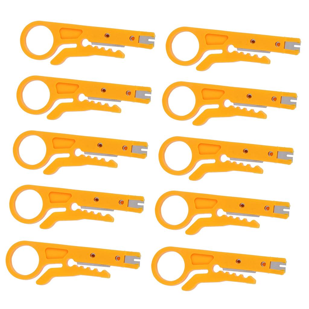 10Pcs Wire Stripper Multi Purpose Mini Cable Crimping Stripping Pliers Tool for Electrician
