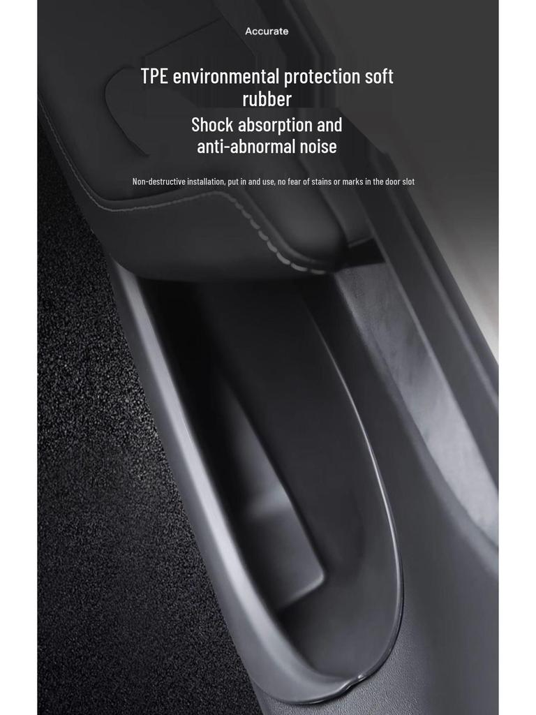 Tesla Model Y/3 Enhanced Door Storage Box & Slot Mat Set