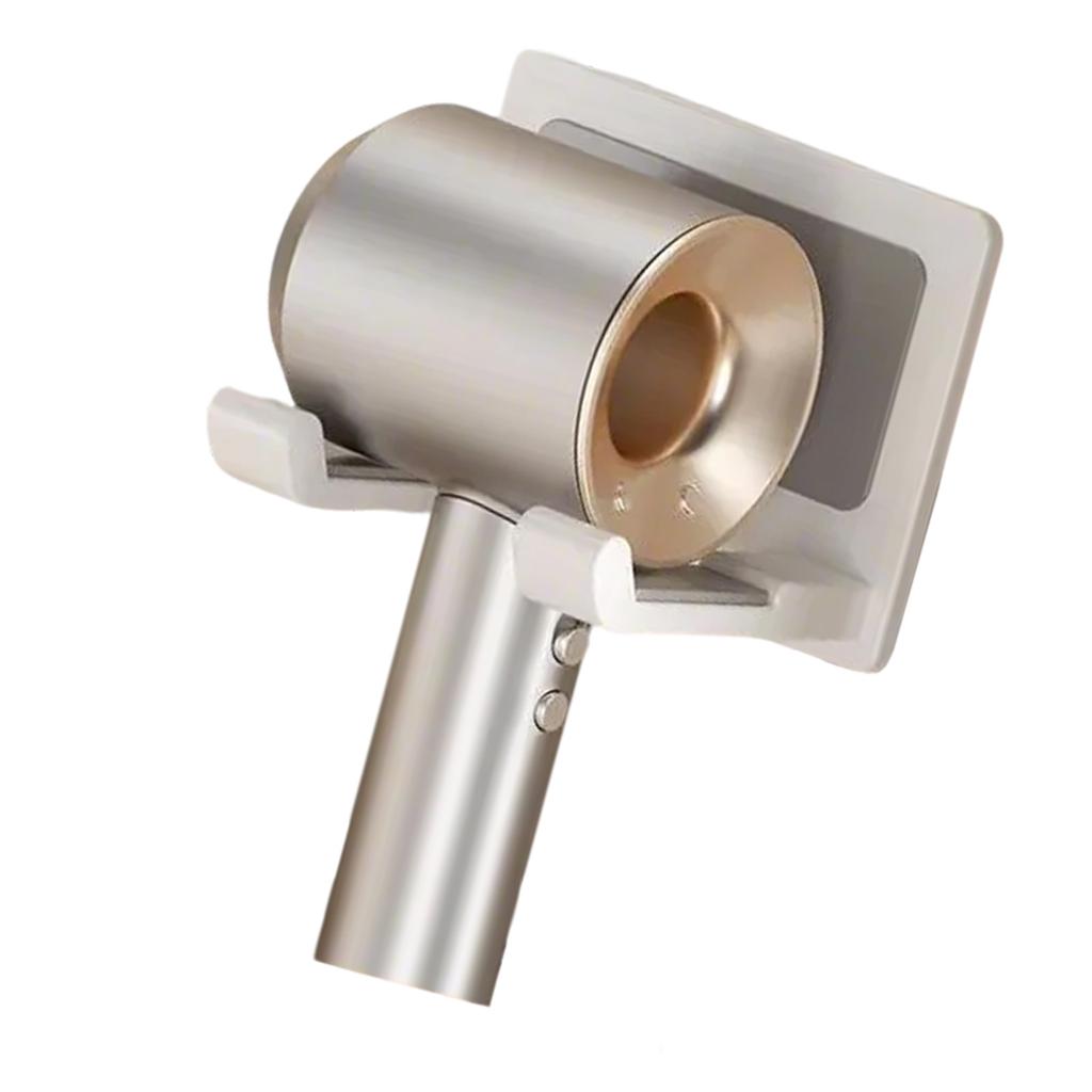 Элегантные прочные алюминиевые пластиковые самоклеящиеся настенные держатели для фена для легкой установки и снятия в ванных комнатах
