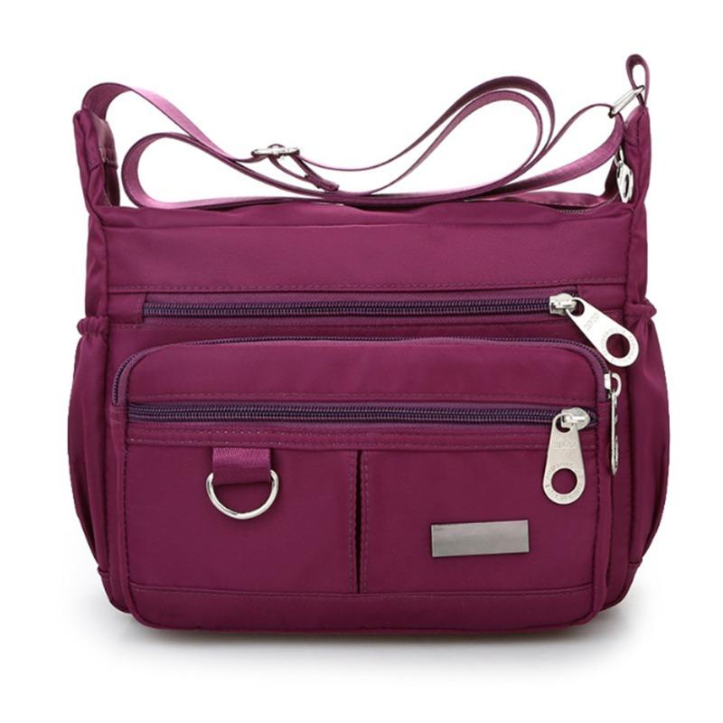 Повседневные нейлоновые водонепроницаемые сумки через плечо на молнии, женские сумки Оксфорд, парусиновые сумки через плечо, кошельки, сумки Bolso Mujer