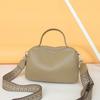 Ielgy Cowhide One-Shoulder Messenger Pillow Bag Japanese Korean Version Fashion All-Match