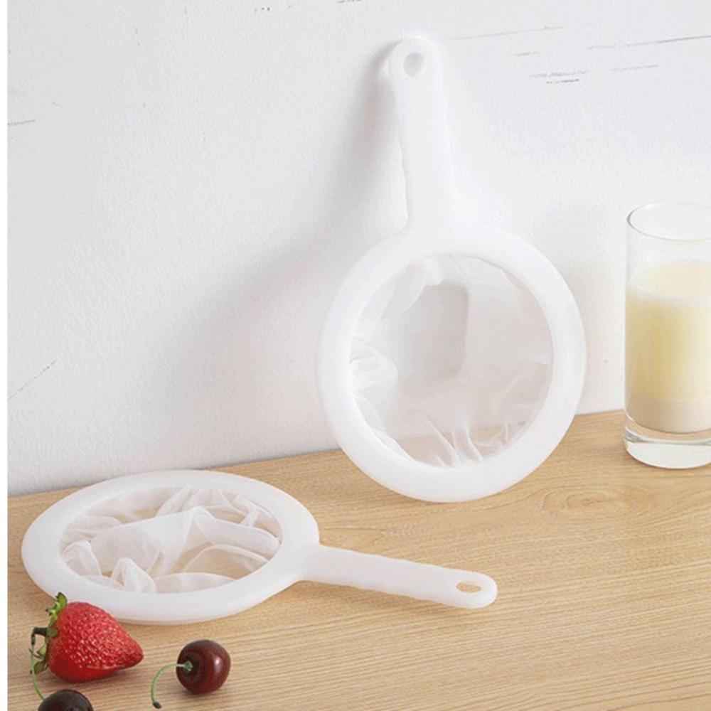 1 шт. многоразовый нейлоновый сверхтонкий дуршлаг, сито с ручкой для медового сока, чая, соевого молока, кофе, фильтр