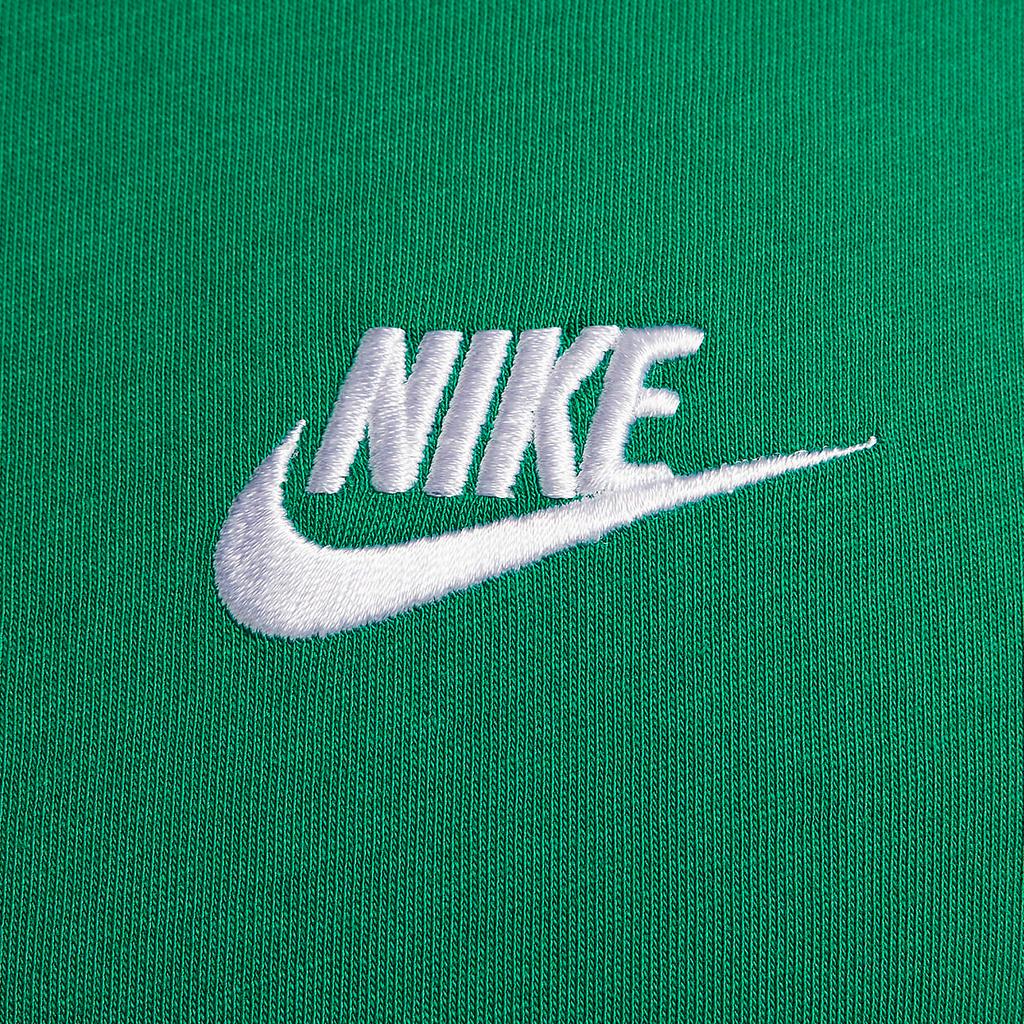 Nike Спортивная одежда Club Logo Футболка с коротким рукавом и вышивкой Мужские топы Зеленые AR4999-365