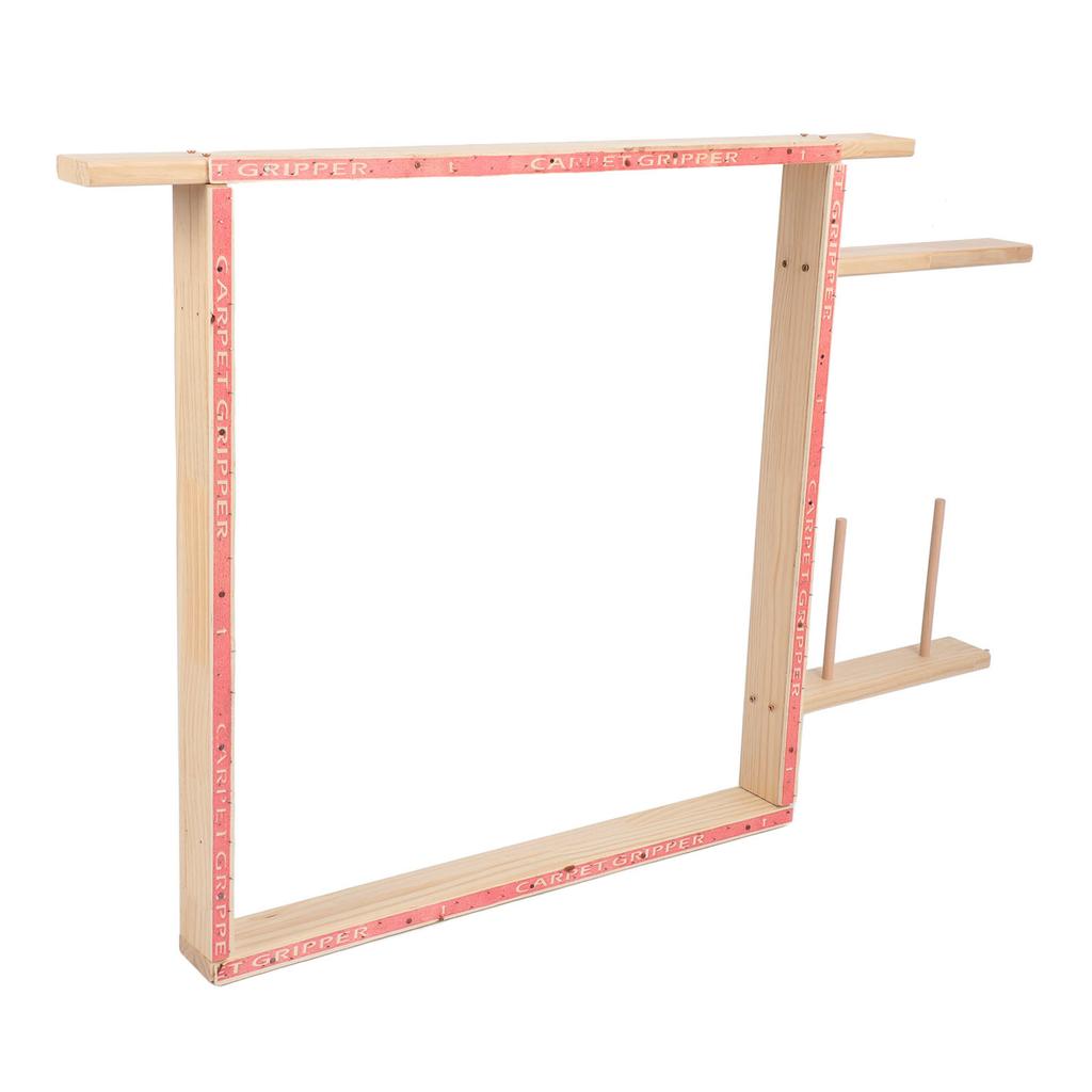 Tufting Frame for Rug Making 35.4x35.4in Easy Assembly Wooden Durable Tufting Frame for Rug Making