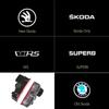 ZDVK6 2PCS LED For Skoda Superb 2 MK2 Superb 3 2006-2020 VRS Car Door Ghost Shadow Light logo Lamp Projector Decoration Accessories