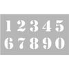 Deco Stencil 12x20 Cm Numbers 2.8cm