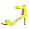 New Women Sandals Pumps 9cm Sexy Open Toe High Heels Buckle Thin Heel Summer Ankle Strap Sandal Party Dress Wedding Shoes