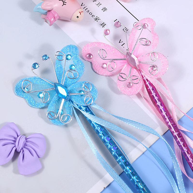 1PC Cute Party Halloween Princess Cosplay Props Hot Cute Dreamlike Butterfly Fairy Wand Kids Magic Stick Girl Birthday Gift