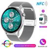 2024 New Women Smart Watch AMOLED 1.43" Screen NFC Heart Rate Blood Oxygen Bluetooth Call IP68 Waterproof  Ladies Gift Smart Watch