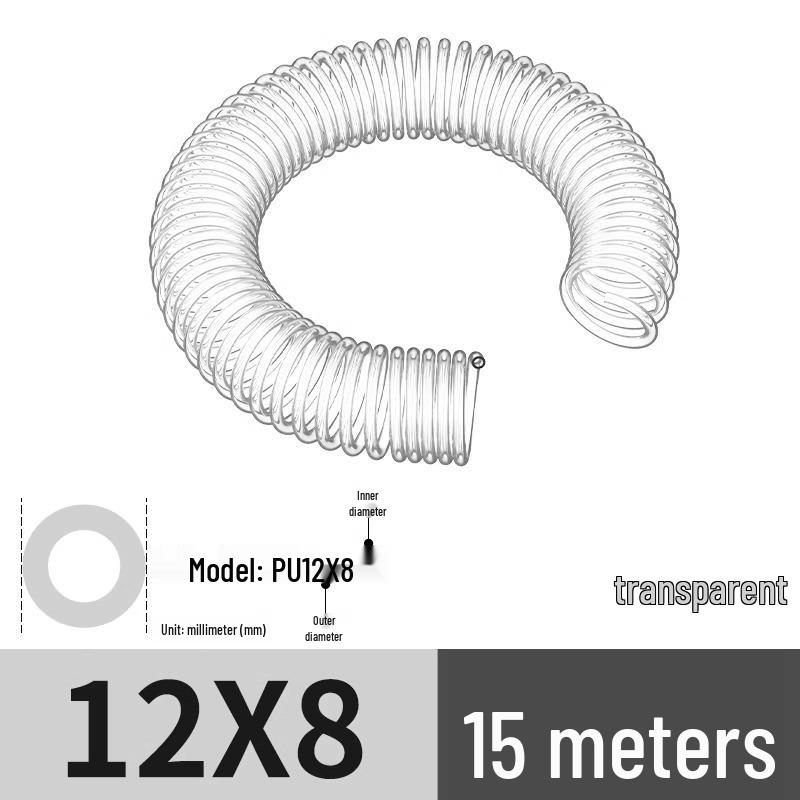 High-Pressure Retractable Air Hose with Quick Couplings