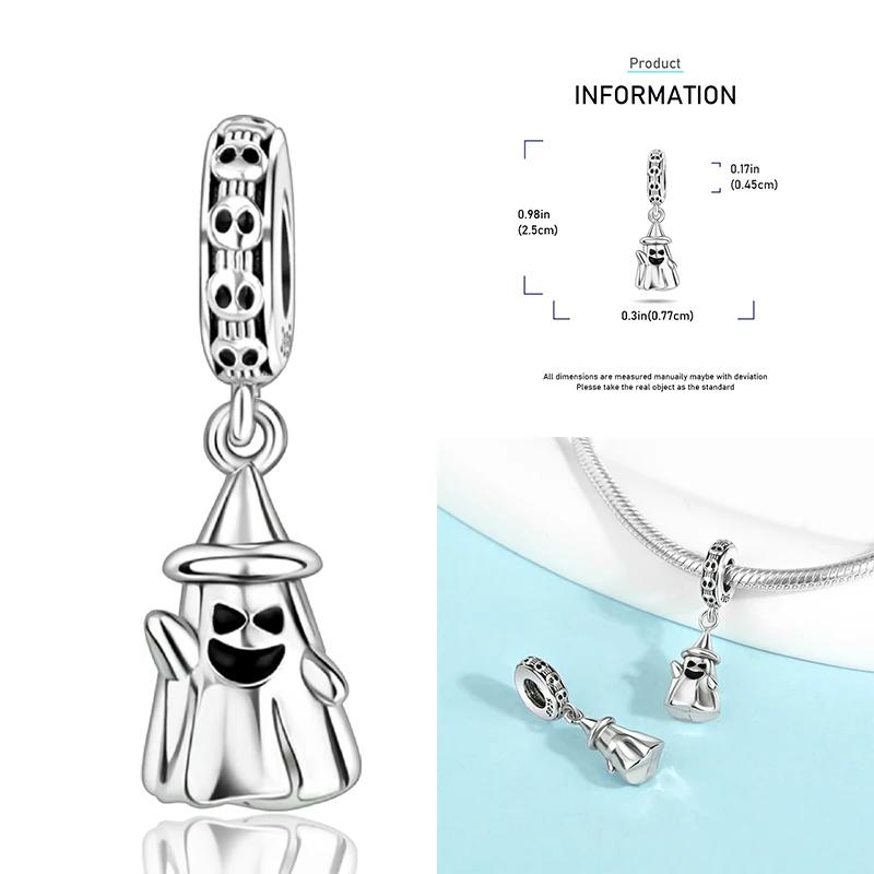 Рождественские Шармы Медь Лось Санта Клаус Бусина Снежинка Колокольчик Снеговик Шарм Подходит для Оригинального Браслета DIY Ювелирные Изделия