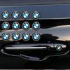 WCHT7 4pcs Car Door Lock Keyhole Stickers Anti-blocking Decals For BMW E46 F48 1 3 5 6 7 Series X1 X3 X4 X5 X6 F20 E60 E39 G20 E36 G38