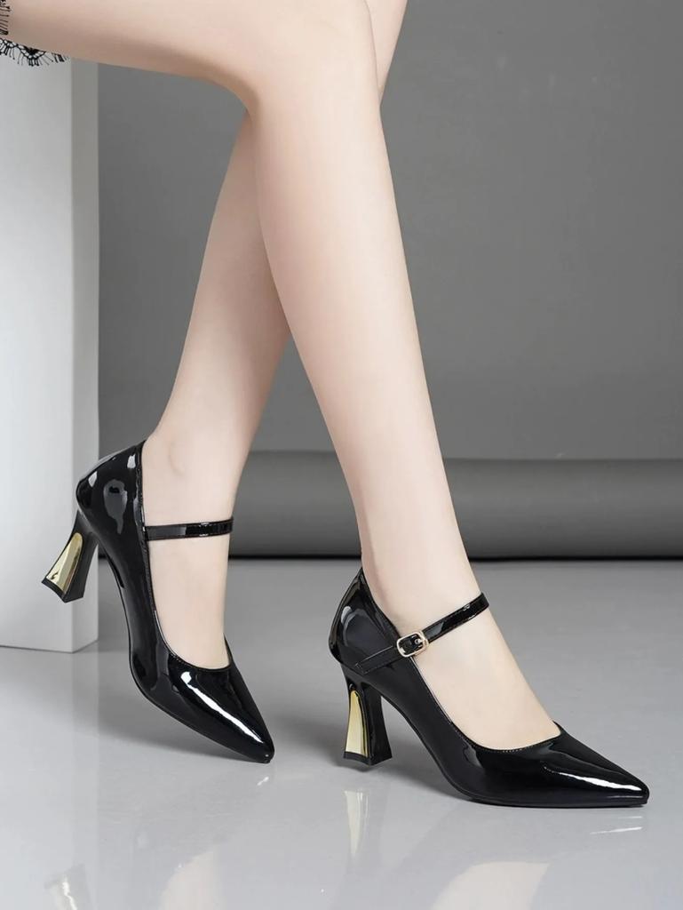 Женские туфли-лодочки женские удобные модные туфли на высоком каблуке женские с заостренным носком элегантные современные туфли