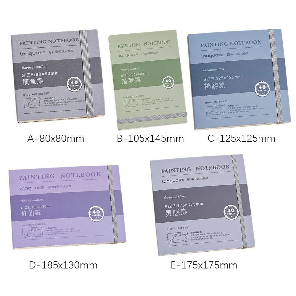 Art Supplies Paint Book Inspiration Record Notebook Small Draw Book