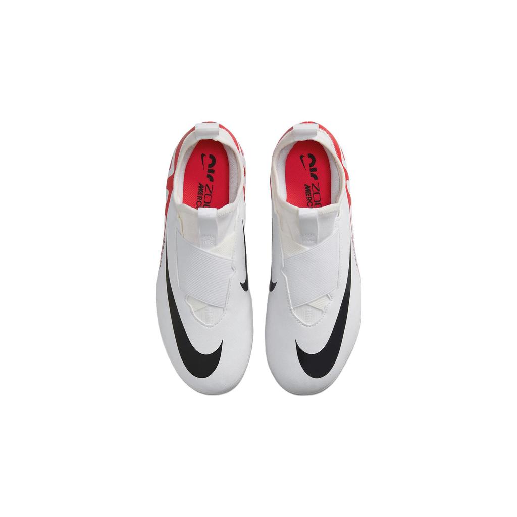 Nike Zoom Детские кроссовки Mercurial Vapor 15 Academy MG GS Ready Pack Белый Ярко-Малиновый Черный DJ5617-600