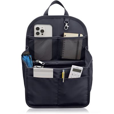 Рюкзак Annekor Bag-in-Bag [Разработано специалистами по хранению, с дном] 16 вертикальных карманов, Легкий, Водоотталкивающий, Внутренняя сумка,