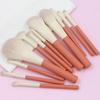 12pcs Holiday Makeup Set Brushes Loose Powder Brushes Eyeshadow Brushes Complete Set Portable Makeup Brushes