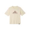 Nike Футболка с коротким рукавом и круглым вырезом Dri-FIT Trail Letter Print, женские топы Sand-Drift DX7897-126