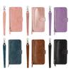 Leather Case For Samsung Galaxy A05S A15 A25 A35 A55 A14 A34 A54 A12 A22 A32 A42 A52 A72 A13 A23 A33 A53 A73 Crossbody Lanyard
