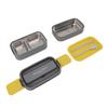Двухслойный Bento Box 316 из нержавеющей стали с отсеком, портативный ланч-бокс со столовыми приборами для работы