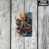 Vintage Octopus Metal Sign 2D Wall Art Nautical Home Decor