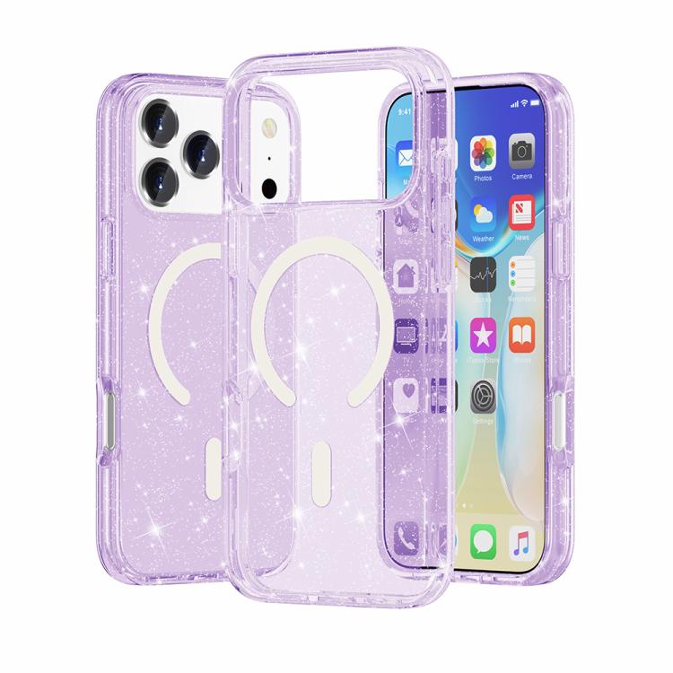 Terminator Style Glitter Powder MagSafe Magnetic Phone Case