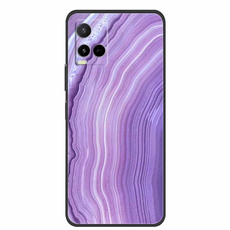 Мраморный чехол для Vivo Y33s Силиконовый ТПУ Мягкий Телефон Модный чехол для Vivo Y33 S Чехол V2109 Funda Роскошный Ударопрочный Мультяшный Coque