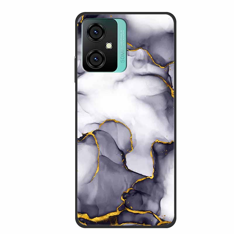 For Blackview Oscal C70 Case Soft Silicone TPU Back Cover for OscalC70 Fundas Blackview C70 Phone Cover Iridescent Marble Bumper