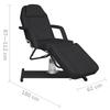 VidaXL Massage Table Black 180x62x(87-112) Cm