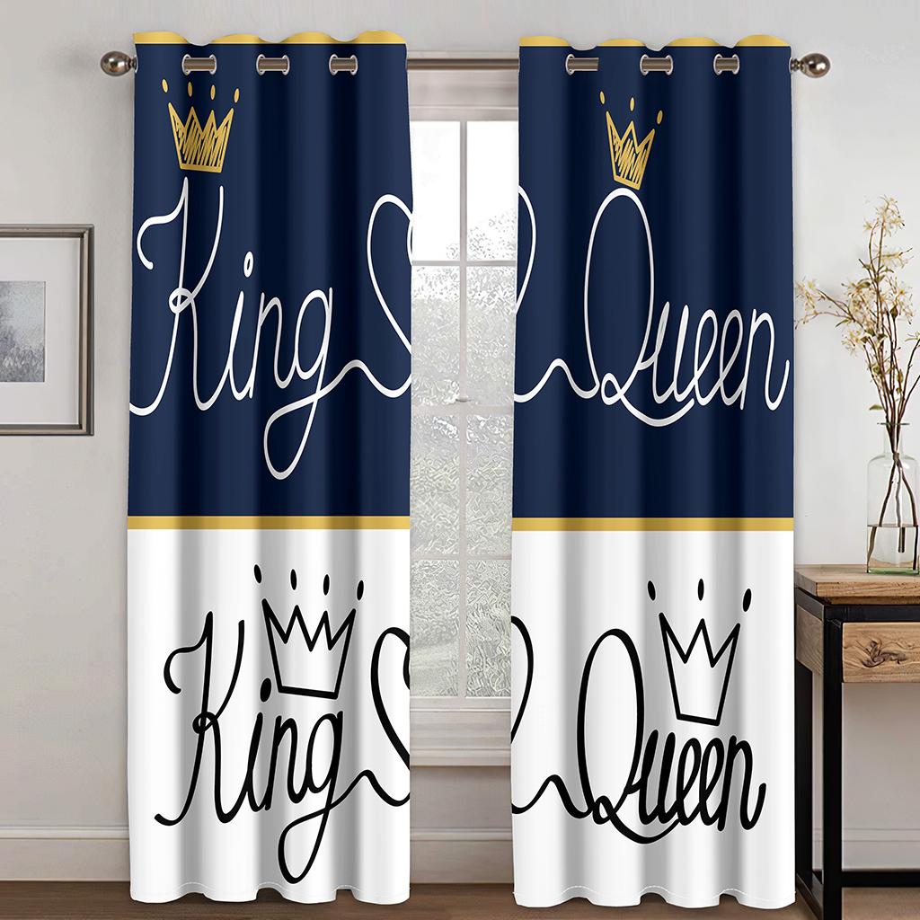 3D занавеска с изображением единорога из мультфильма, занавеска с танцующей девушкой, занавеска с черным и белым лебедем, 2 панели, декор для гостиной, спальни, детской комнаты