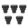5Pcs 3pin XLR Waterproof Female Chassis Panel Plug Audio Socket for Power Microphone Connector