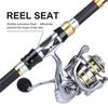 SOUGAYILANG Телескопическая удочка с металлической катушкой 13 + 1BB, спиннинговая катушка, удочка и комплект колес